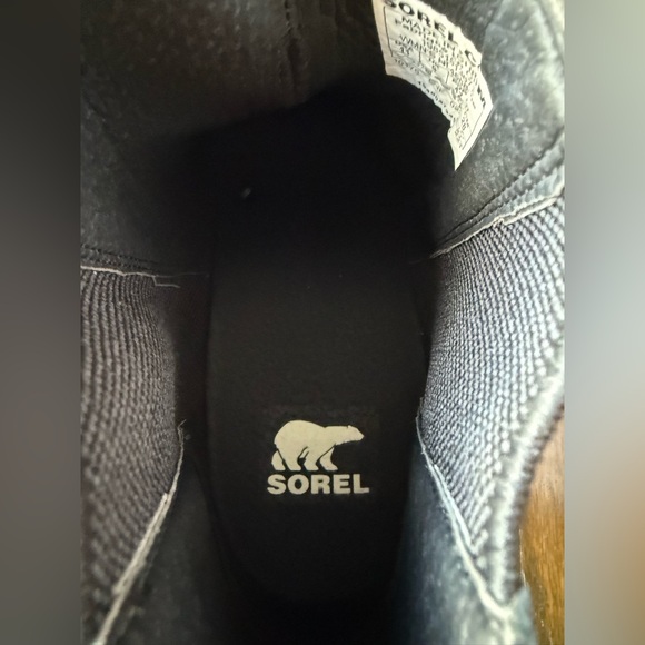 NWT Sorel Women's Joan of Arctic Wedge III Chelsea Bootie Dark Moss Sage Size 11 - Picture 9 of 9